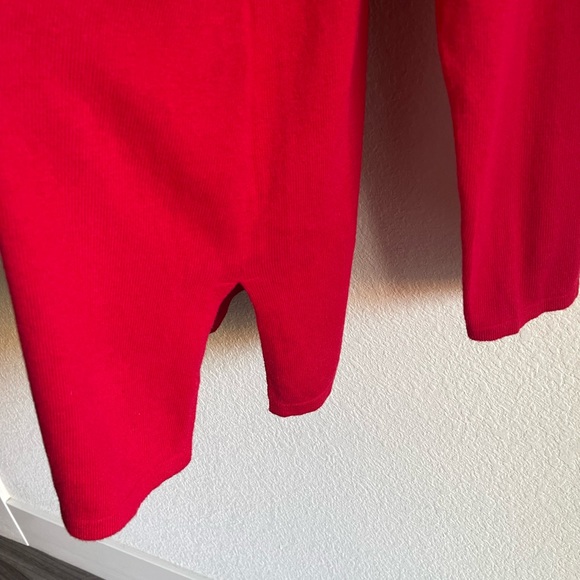 Red Turtleneck Long Sleeve Sweater, Chicos Size 2 - Picture 2 of 7